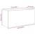Dulap perete baie, gri sonoma, 60x25x30 cm, lemn prelucrat GartenMobel Dekor