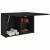 Dulap de perete de baie, negru, 60x25x40 cm, lemn prelucrat GartenMobel Dekor
