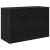 Dulap de perete de baie, negru, 60x25x40 cm, lemn prelucrat GartenMobel Dekor
