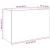 Dulap de perete de baie, negru, 60x25x40 cm, lemn prelucrat GartenMobel Dekor