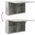 Dulap perete baie, gri beton, 60x25x40 cm, lemn prelucrat GartenMobel Dekor