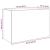 Dulap perete baie, stejar fumuriu, 60x25x40 cm, lemn prelucrat GartenMobel Dekor