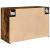 Dulap perete baie, stejar fumuriu, 60x25x40 cm, lemn prelucrat GartenMobel Dekor
