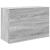 Dulap perete baie, gri sonoma, 60x25x40 cm, lemn prelucrat GartenMobel Dekor