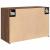Dulap perete de baie, stejar maro, 60x25x40 cm, lemn prelucrat GartenMobel Dekor