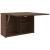 Dulap perete de baie, stejar maro, 60x25x40 cm, lemn prelucrat GartenMobel Dekor
