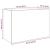 Dulap perete de baie, stejar maro, 60x25x40 cm, lemn prelucrat GartenMobel Dekor