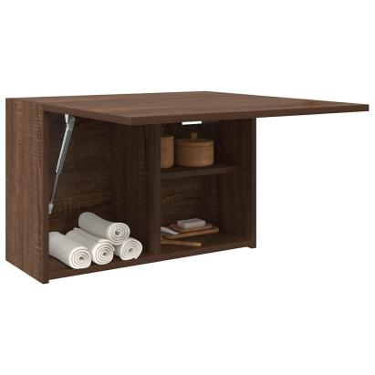 Dulap perete de baie, stejar maro, 60x25x40 cm, lemn prelucrat GartenMobel Dekor
