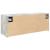 Dulap perete baie, gri beton, 80x25x30 cm, lemn prelucrat GartenMobel Dekor