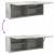 Dulap perete baie, gri beton, 80x25x30 cm, lemn prelucrat GartenMobel Dekor