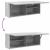 Dulap perete baie, gri sonoma, 80x25x30cm, lemn prelucrat GartenMobel Dekor