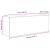 Dulap perete baie, gri sonoma, 80x25x30cm, lemn prelucrat GartenMobel Dekor