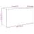 Dulap de perete de baie, negru, 80x25x40 cm, lemn prelucrat GartenMobel Dekor