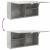 Dulap perete baie, gri beton, 80x25x40 cm, lemn prelucrat GartenMobel Dekor