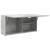 Dulap perete baie, gri beton, 80x25x40 cm, lemn prelucrat GartenMobel Dekor