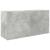 Dulap perete baie, gri beton, 80x25x40 cm, lemn prelucrat GartenMobel Dekor
