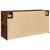 Dulap perete baie, stejar fumuriu, 80x25x40 cm, lemn prelucrat GartenMobel Dekor