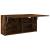 Dulap perete baie, stejar fumuriu, 80x25x40 cm, lemn prelucrat GartenMobel Dekor