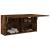 Dulap perete baie, stejar fumuriu, 80x25x40 cm, lemn prelucrat GartenMobel Dekor