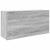 Dulap perete baie, gri sonoma, 80x25x40cm, lemn prelucrat GartenMobel Dekor