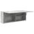Dulap perete baie, gri beton, 100x25x40 cm, lemn prelucrat GartenMobel Dekor