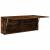 Dulap perete baie, stejar fumuriu, 100x25x40 cm, lemn prelucrat GartenMobel Dekor