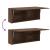 Dulap perete de baie, stejar maro, 100x25x40 cm, lemn prelucrat GartenMobel Dekor