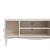 Comoda tv 120x40x50 cm, rafturi, 2 dulapuri depozitare, picioare lemn pin, mdf, alb MultiMark GlobalProd