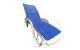 Saltea cu interior vatelină Somnart 60x190, înălțime 1 cm, pentru șezlong, două segmente, husă impermeabilă, culoare bleumarin Relax KipRoom