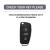 Husa Cheie Briceag Audi, 3 butoane, ABS, Aspect Carbon, Neagra AutoProtect KeyCars