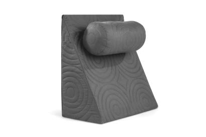 Perna Relax TV 60x68x30cm, ortopedica pentru citit, antireflux, cu husa detasabila, confortabila si rezistenta la spalari multiple la 40 grade, Gri Relax KipRoom