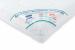 Saltea cu spumă poliuretanică HypoallergenicMed 80x160, înălțime 10 cm, pentru bebeluși și copii, husă bumbac, fermitate medie Relax KipRoom
