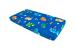 Lenjerie patut bebe, SomnART, cearceaf pat 60x120x10 cu elastic, cearceaf pilota 80x110, perna joasa 20x35, Dinozauri Relax KipRoom