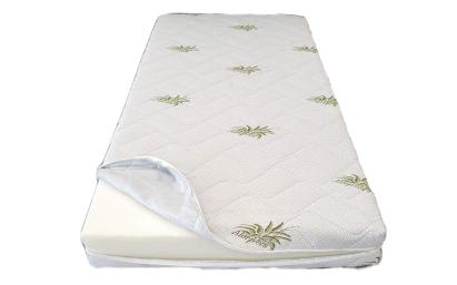 Husa saltea 140x190x25, Aloe Vera, matlasata,  lavabila, detasabila, cu fermoar 4 laturi Relax KipRoom