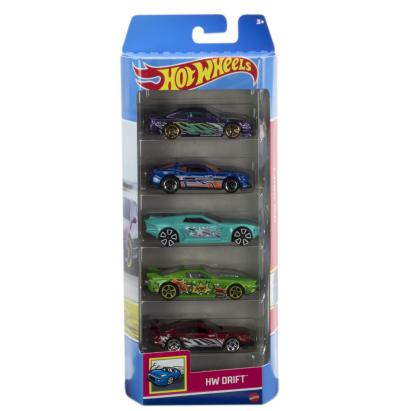 SET 5 MASINI HOT WHEELS CU DESIGN HW DRIFT SuperHeroes ToysZone