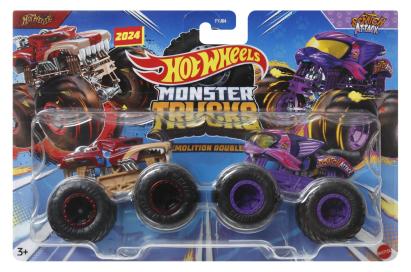 HOT WHEELS MONSTER TRUCK SET 2 MASINI SCRATCH ATTACK SI HOT WEILER SCARA 1 LA 64 SuperHeroes ToysZone