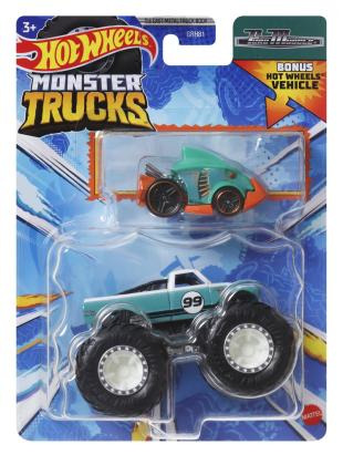 HOT WHEELS MONSTER TRUCK SI MASINUTA METALICA PURE MUSCLE SuperHeroes ToysZone