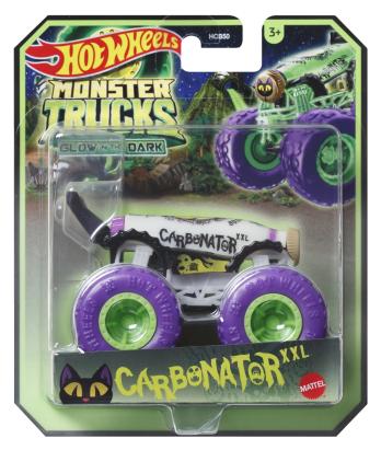 HOT WHEELS MONSTER TRUCK GLOW IN THE DARK MASINUTA CARBONATOR XXL SCARA 1:64 SuperHeroes ToysZone