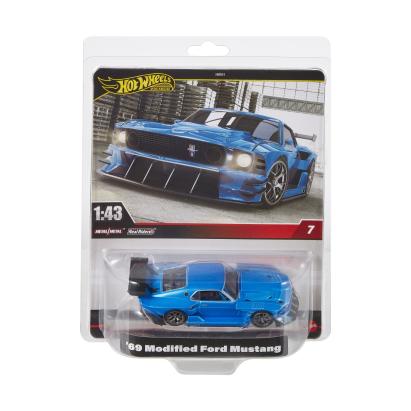 HOT WHEELS PREMIUM REAL RIDERS MASINUTA METALICA MODIFIED FORD MUSTANG 69 SCARA 1:43 SuperHeroes ToysZone