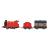 THOMAS LOCOMOTIVA MOTORIZATA GRAFFITI JAMES CU 2 VAGOANE SuperHeroes ToysZone