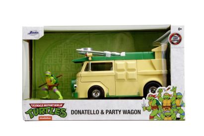 JADA NINJA SET FIGURINA DONATELLO SI VAGONUL DE PETRECERE 1:24 SuperHeroes ToysZone