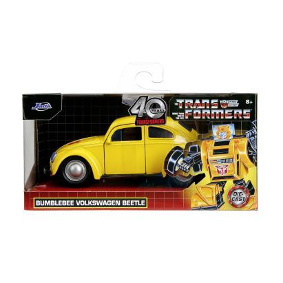 JADA TRANSFORMERS MASINUTA METALICA BUMBLEBEE VOLKSWAGEN BEETLE SCARA 1:32 SuperHeroes ToysZone