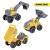 DICKIE VOLVO SET 3 UTILAJE PENTRU CONSTRUCTII SuperHeroes ToysZone