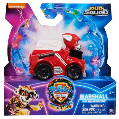 PATRULA CATELUSILOR PUP SQUAD RACERS VEHICUL METALIC MARSHALL SCARA 1:55 SuperHeroes ToysZone