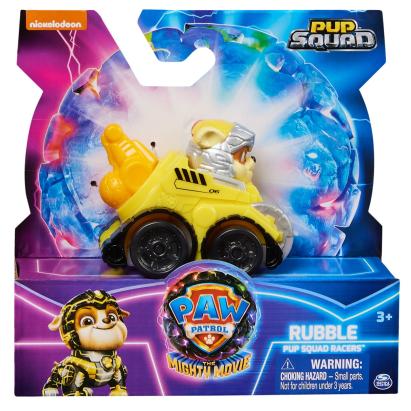 PATRULA CATELUSILOR PUP SQUAD RACERS VEHICUL METALIC RUBBLE SCARA 1:55 SuperHeroes ToysZone