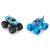 MONSTER JAM SET 2 MASINUTE METALICE MEGALODON SI HOOKED SCARA 1:64 SuperHeroes ToysZone