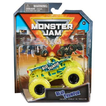 MONSTER JAM MASINUTA METALICA BLUE THUNDER SCARA 1 LA 64 SuperHeroes ToysZone