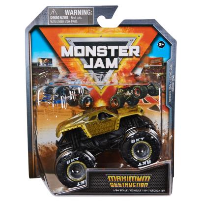 MONSTER JAM MASINUTA METALICA MAXIMUM DESTRUCTION SCARA 1 LA 64 SuperHeroes ToysZone