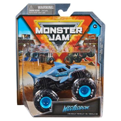 MONSTER JAM MASINUTA METALICA MEGALODON SCARA 1 LA 64 SuperHeroes ToysZone