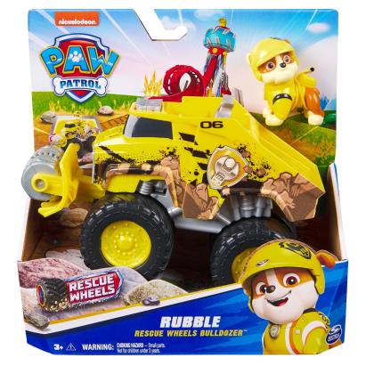 PATRULA CATELUSILOR VEHICUL TEMATIC DE SALVARE RUBBLE SuperHeroes ToysZone